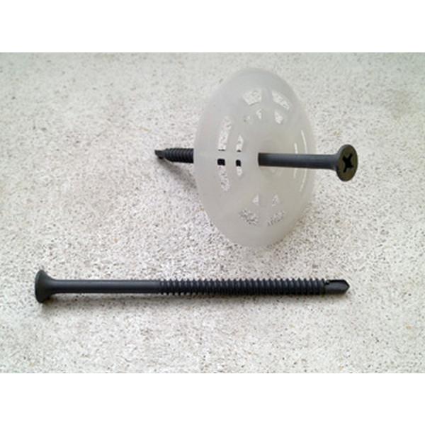 Anchor Plate with 3 inch Steel Stuc Screw